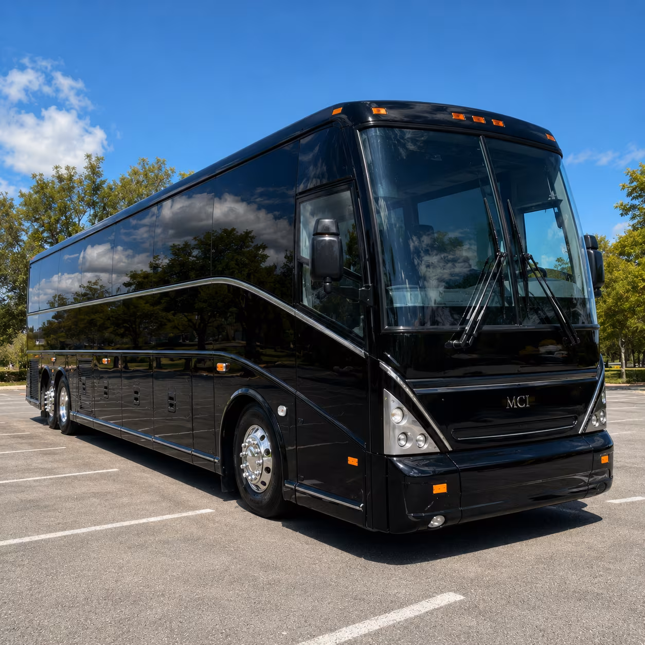 Fort Worth Airport Shuttle & Transportation party bus exterior