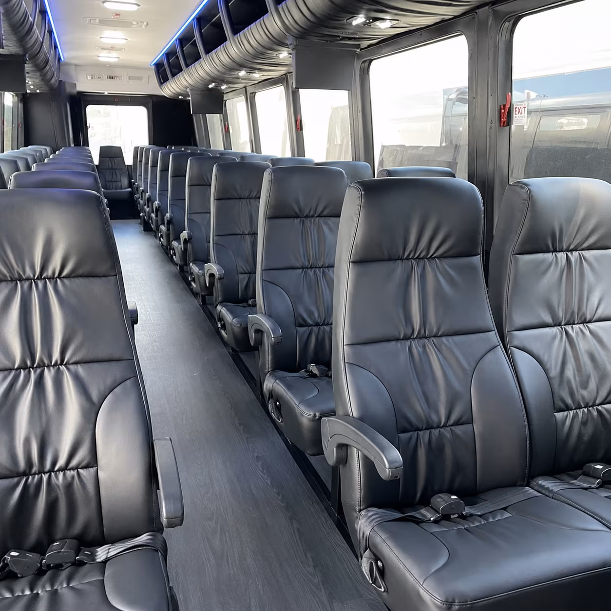 Fort Worth Airport Shuttle & Transportation party bus exterior