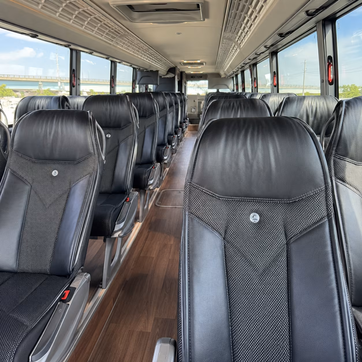 Fort Worth Airport Shuttle & Transportation party bus exterior