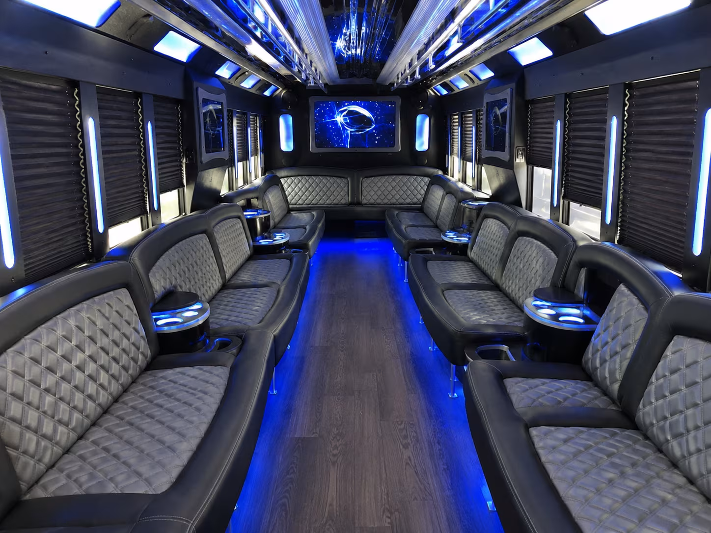 Fort Worth Concert & Music Festival Transportation party bus exterior