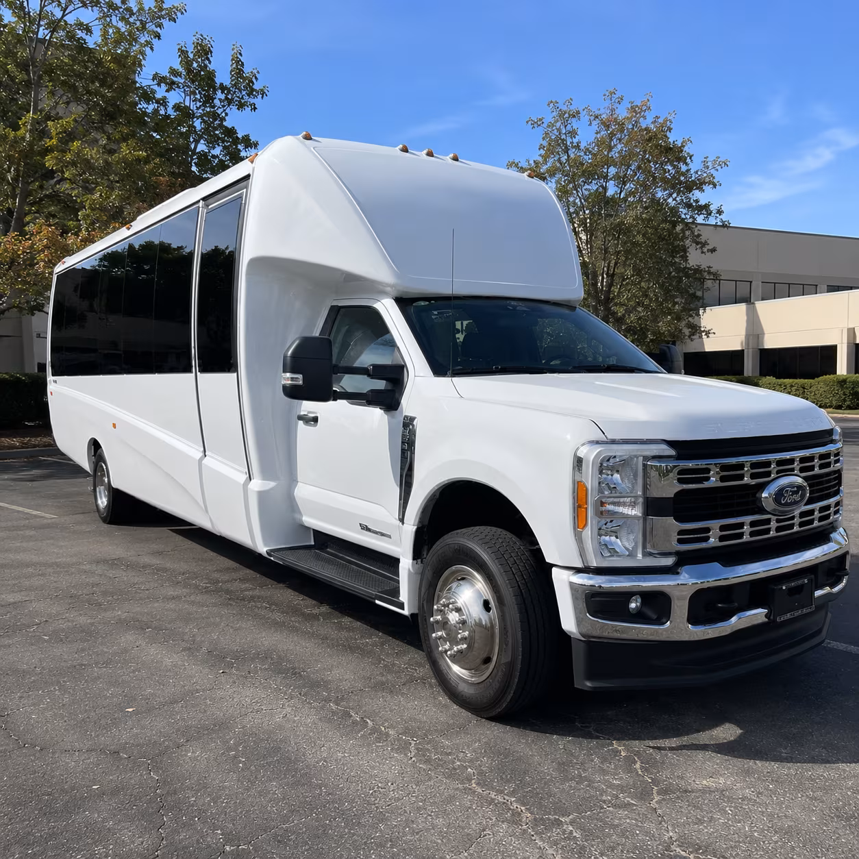 Fort Worth Corporate Transportation party bus exterior