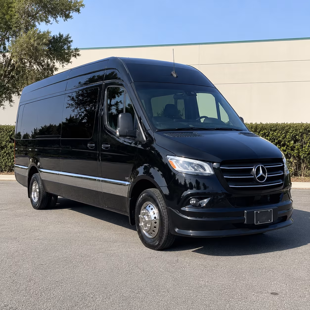 Fort Worth Corporate Transportation party bus exterior