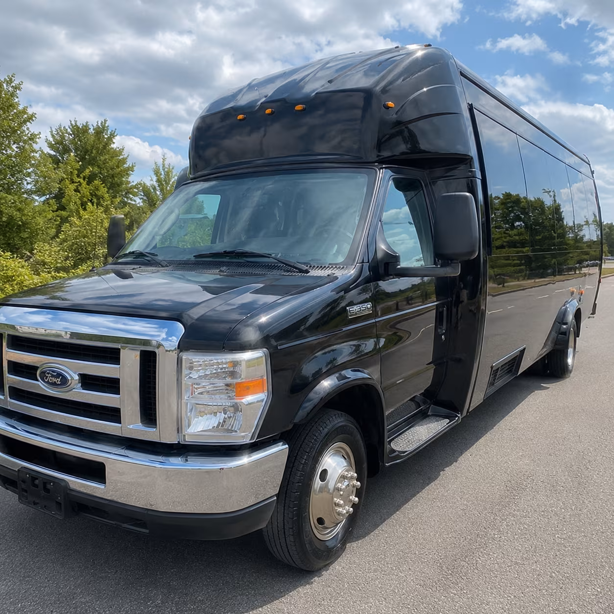 Fort Worth Private Event Transportation party bus exterior