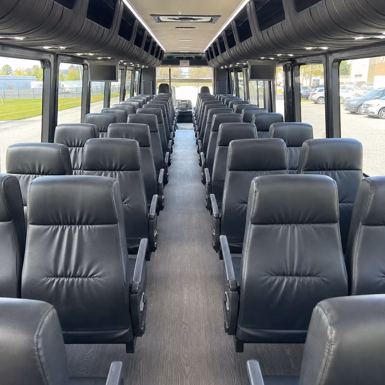 Fort Worth School Event Transportation party bus exterior