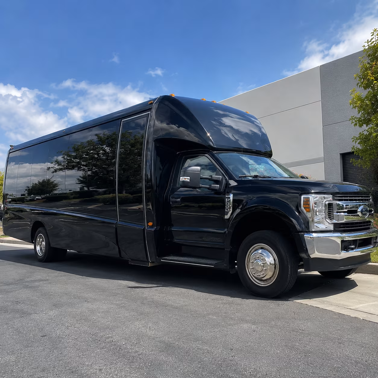 Fort Worth School Event Transportation party bus exterior