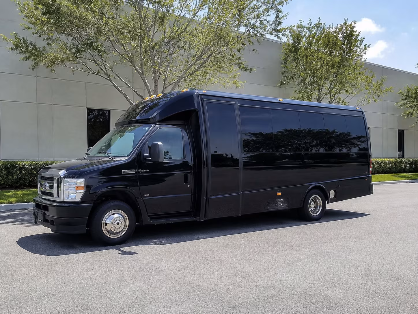 Fort Worth School Event Transportation party bus exterior