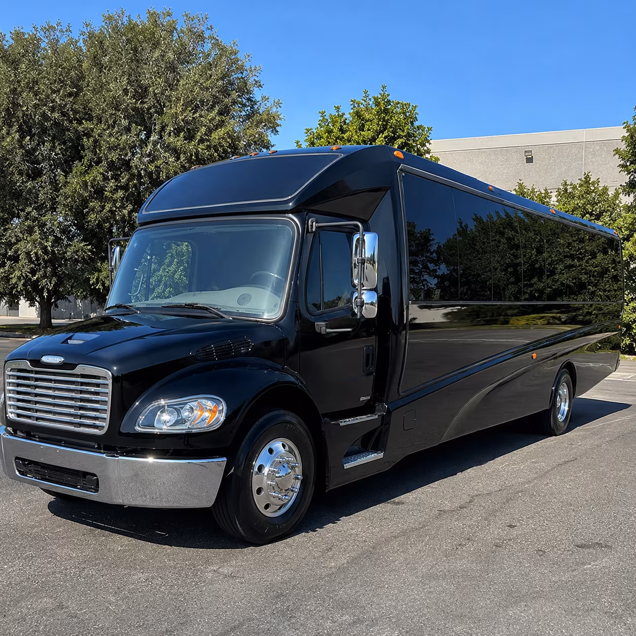 Fort Worth School Event Transportation party bus exterior
