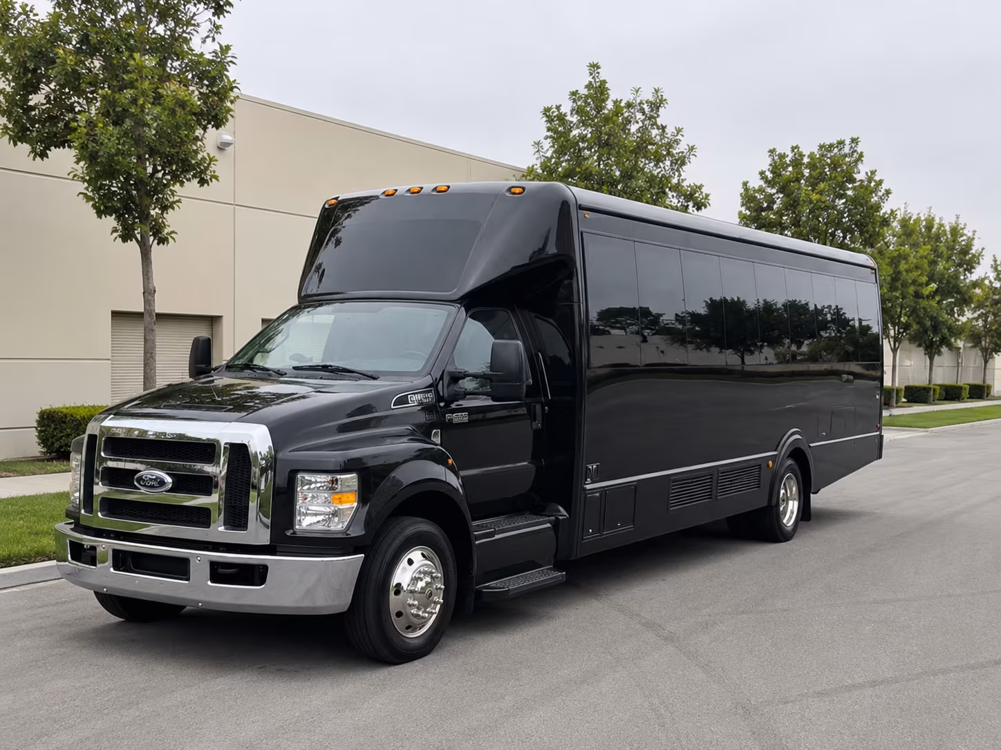Fort Worth Sporting Event Transportation party bus exterior