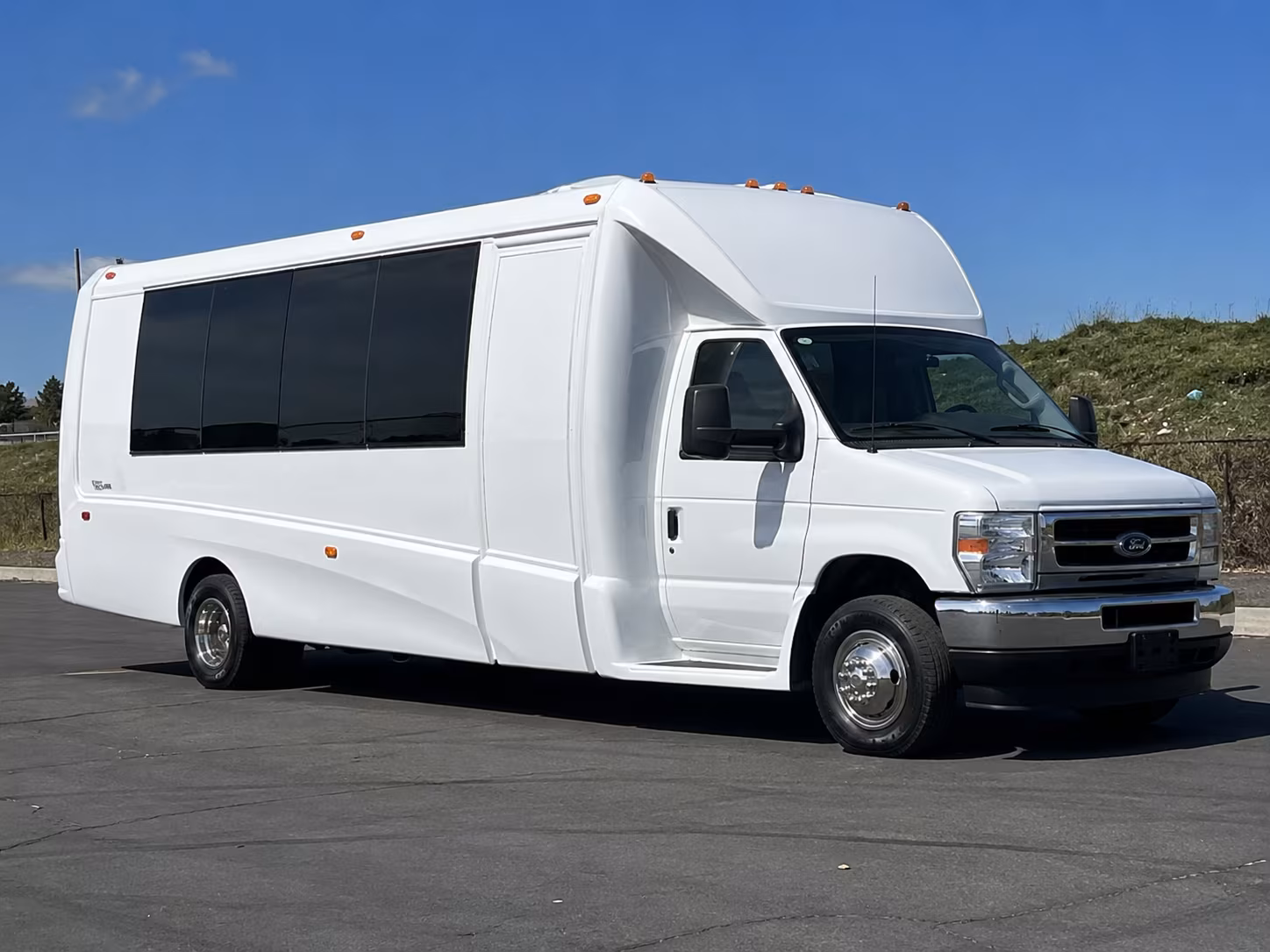 Fort Worth Sporting Event Transportation party bus exterior