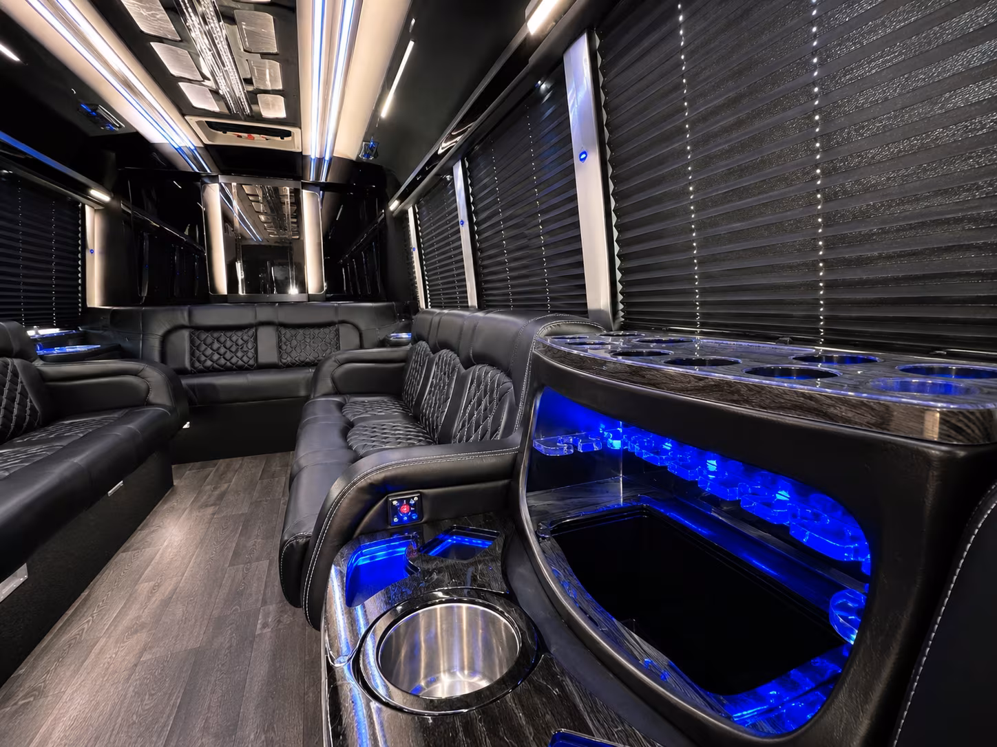 Fort Worth Winery Tour & Pub Crawl Transportation onboard seating