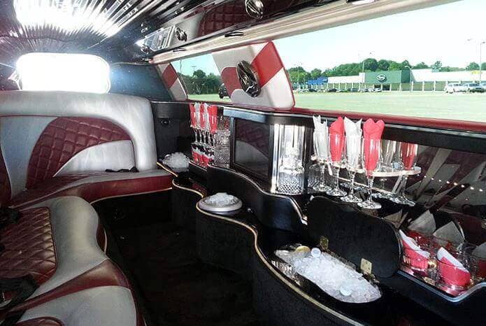 Fort Worth Infiniti Limo Interior