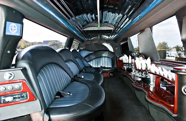 Fort Worth Lincoln Stretch Limos Interior