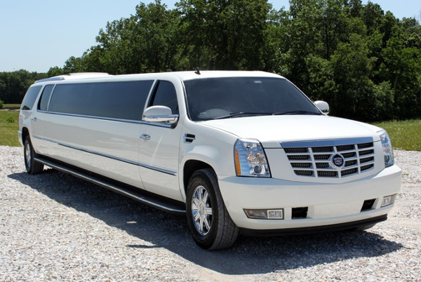 Fort Worth White Escalade Limo